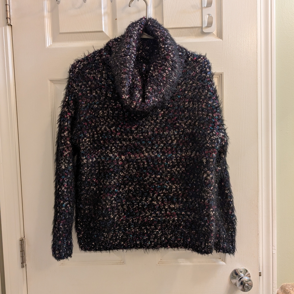 Philosophy - Cozy Multicolor Cowl Neck Sweater